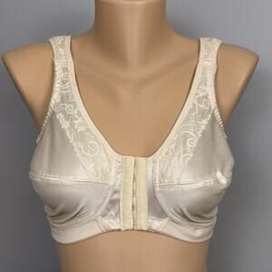 New TruLife Bethany Back and Front Closure Wire-Free Bra Size 36D 212 Mastectomy
